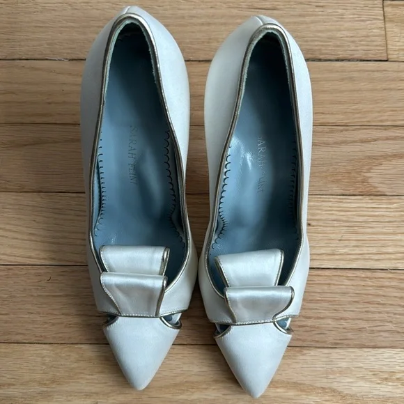 Sarah Flint Perfect Nina 100 (White Satin) - Picture 6 of 8